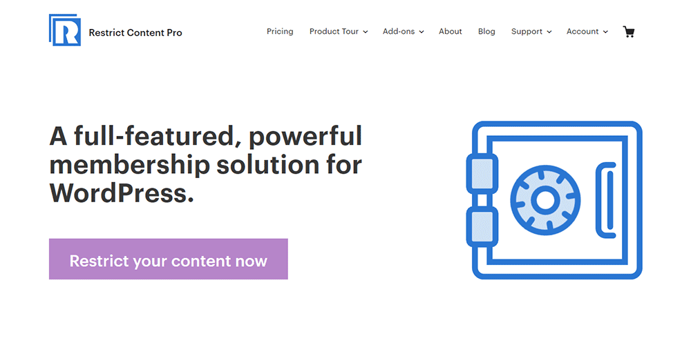 Restrict Content Pro WordPress membership plugin banner