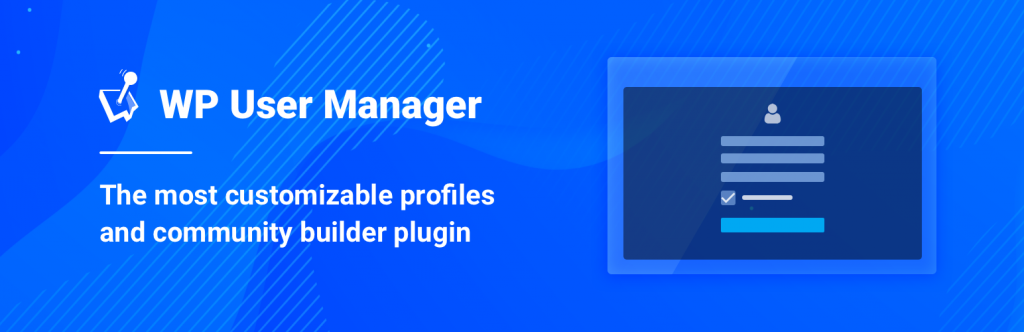 Banner image for the WordPress membership plugin WP User Manager