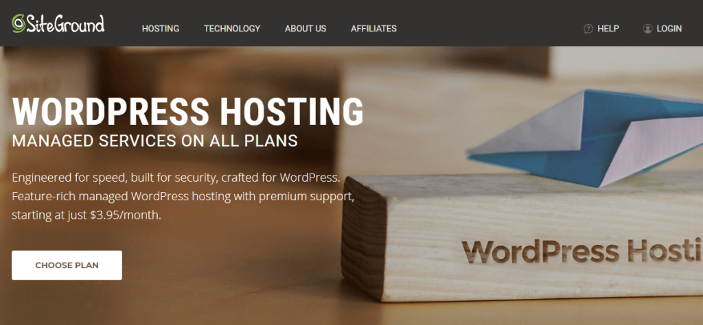 SiteGround WordPress hosting