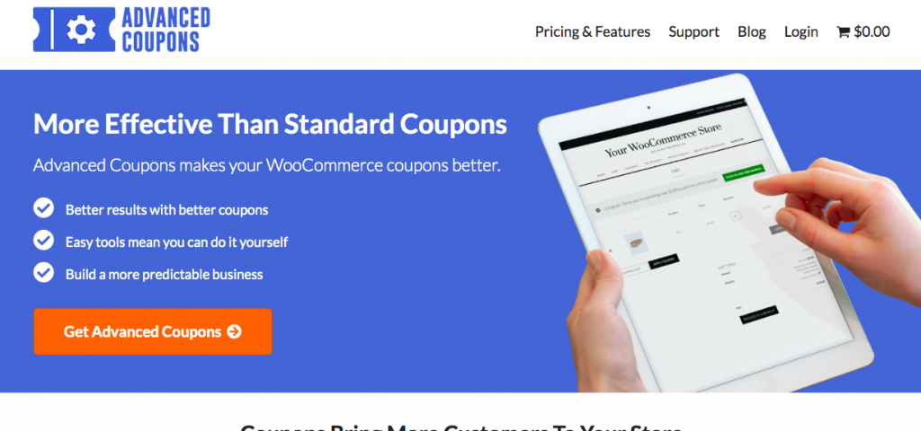 Banner image for Advanced Coupons plugin