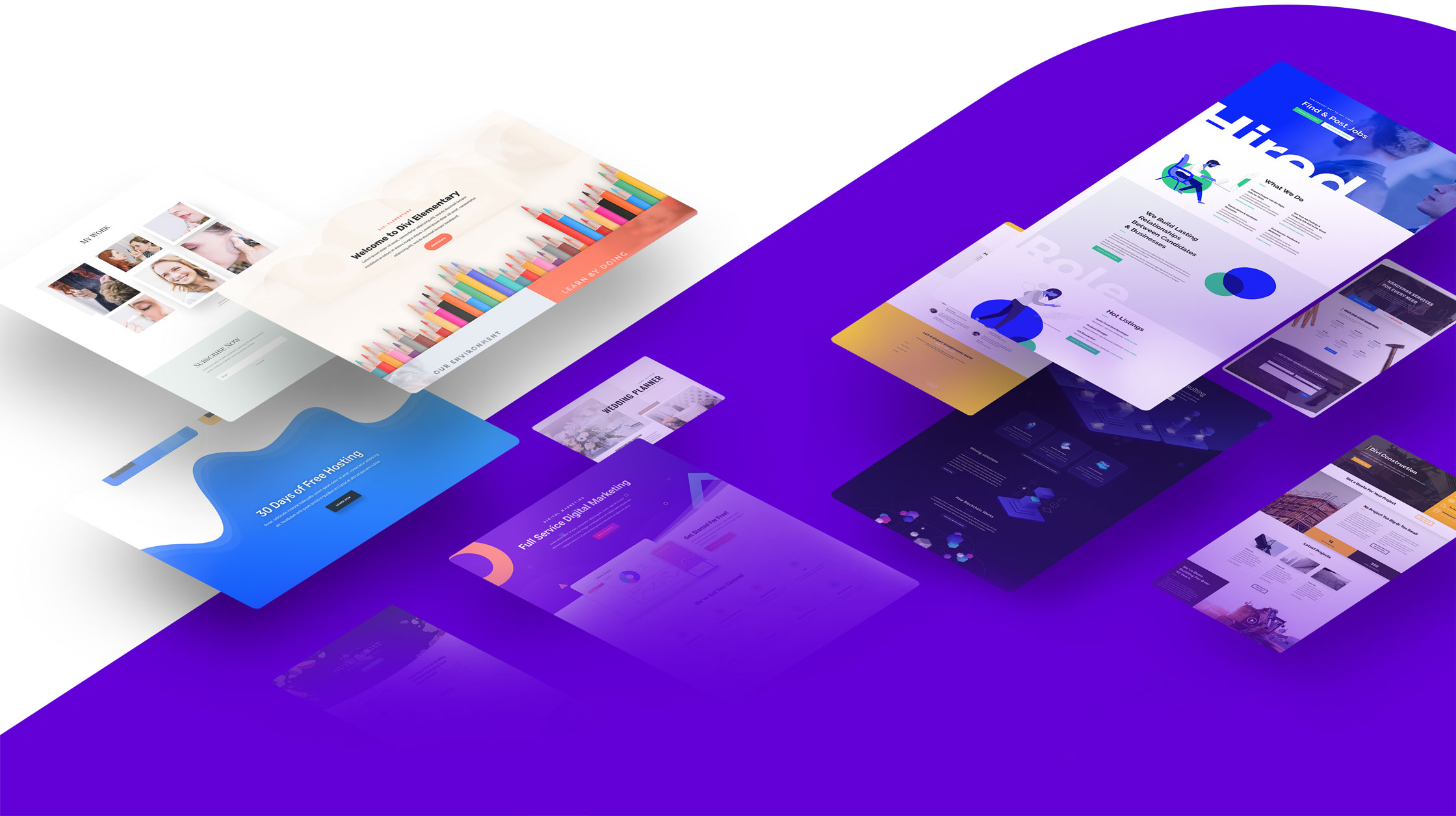 Banner image for WordPress page builder plugin Divi